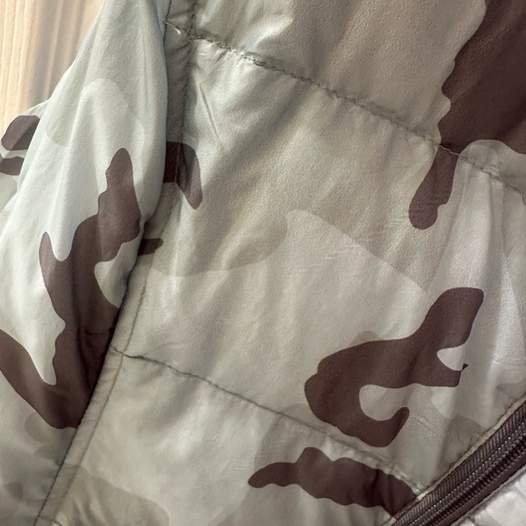 Anorak lightweight insulated long vest size M. Blue camo - Picture 2 of 5